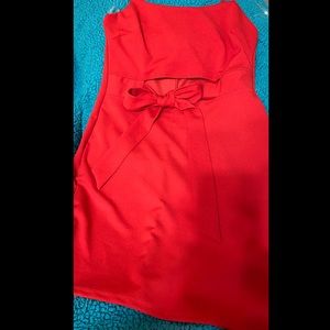 NWOT Reckless Hearts Red Cutout Mini Dress